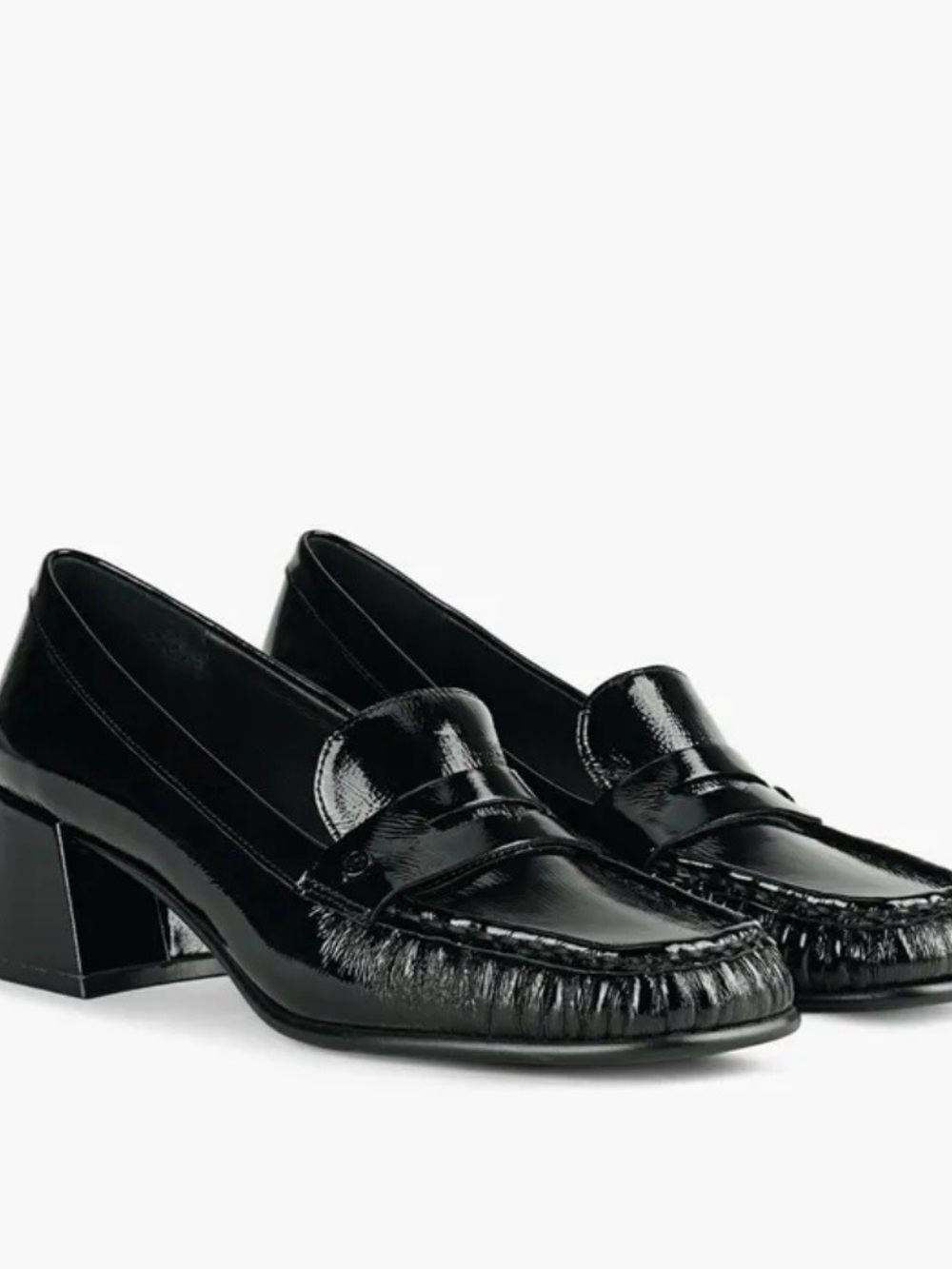 WISHBONE Roberta Block Heel Loafers